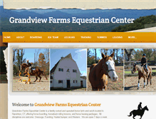 Tablet Screenshot of grandviewfarms-ct.com